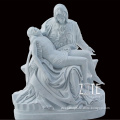Factory Supply white marble pieta statues
